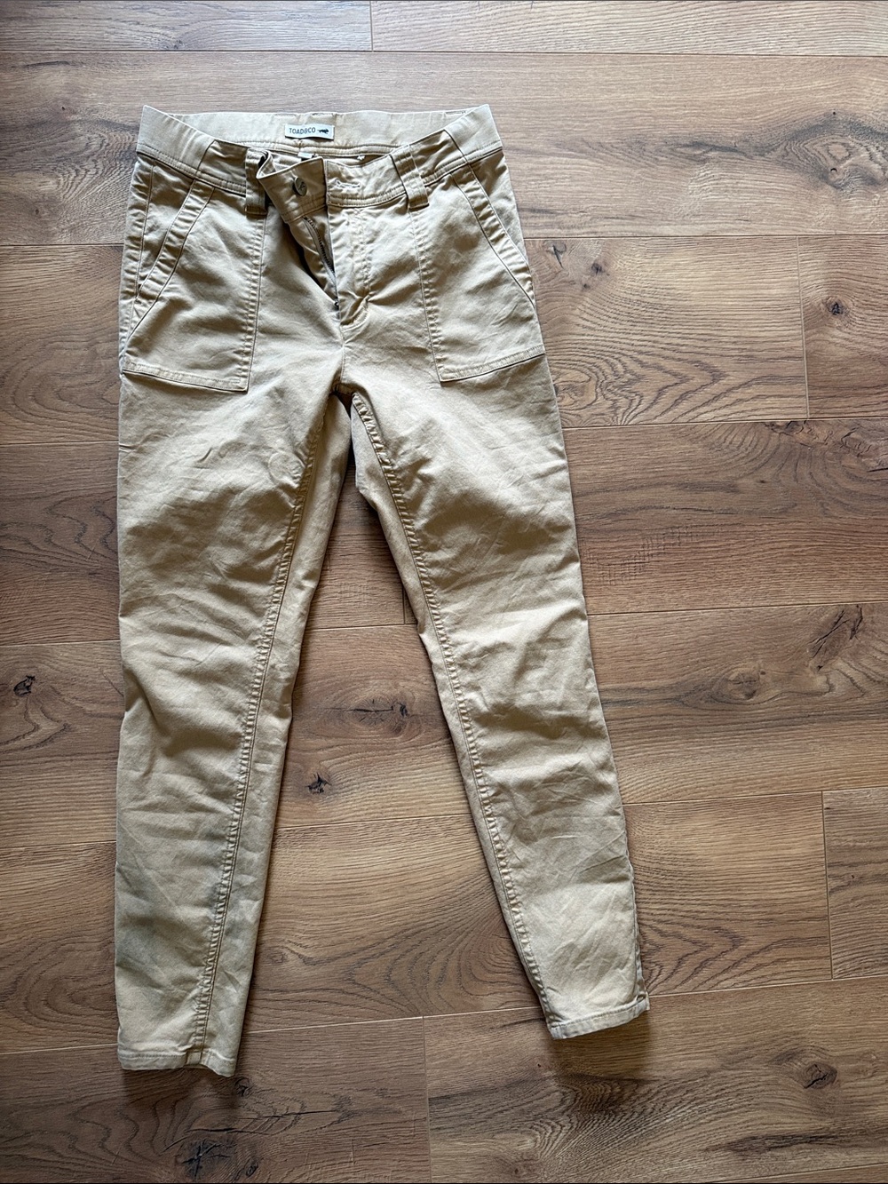 Toad&Co Beige Skinny Utility Pants
